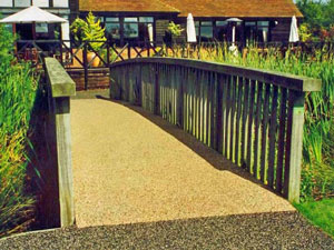 Poured Rubber Surfacing Bridge Walkway